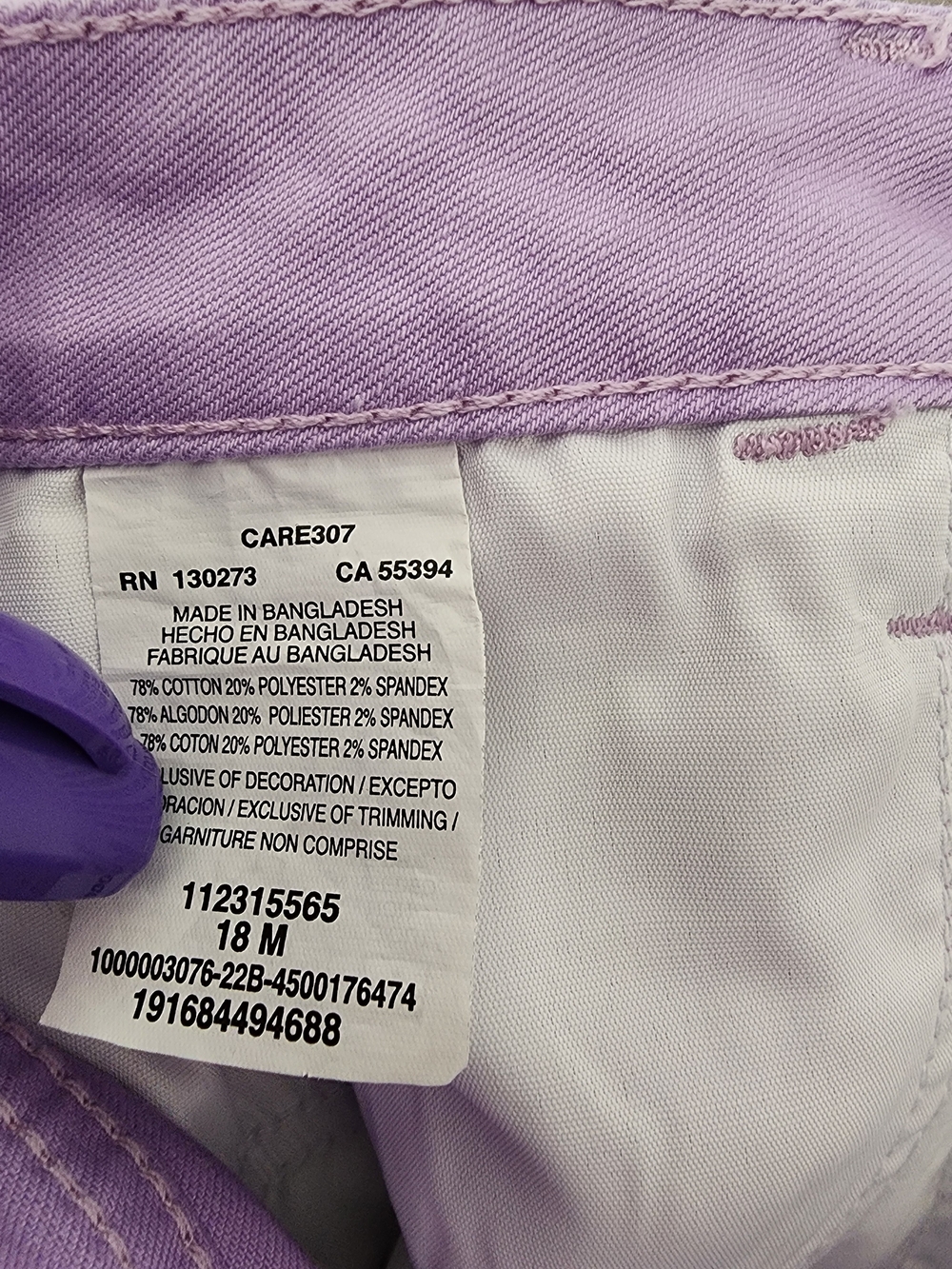 LEE Lilac Midrise Bermuda Shorts Plus Size 18 NWOT - Picture 6 of 9